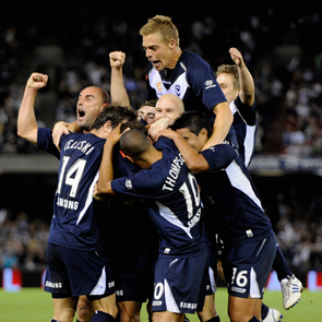 Mit 1:0 gegen Adelaide wird Melbourne Meister am 28.02.2009.