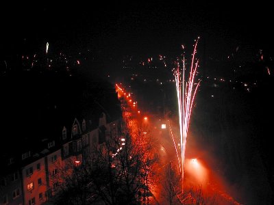 Feuerwerk in Wuppertal 2005/2006