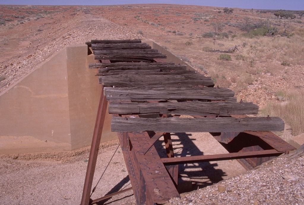 Old Ghan Railway at Ockenden Creek