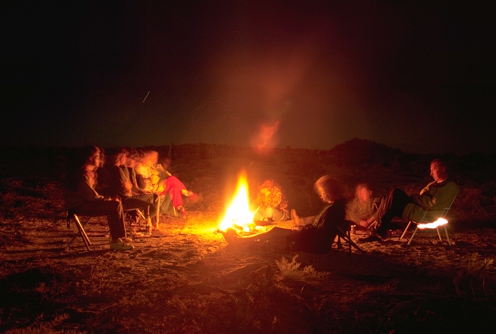  Photo of our group at the Lake Eyre bushcamp