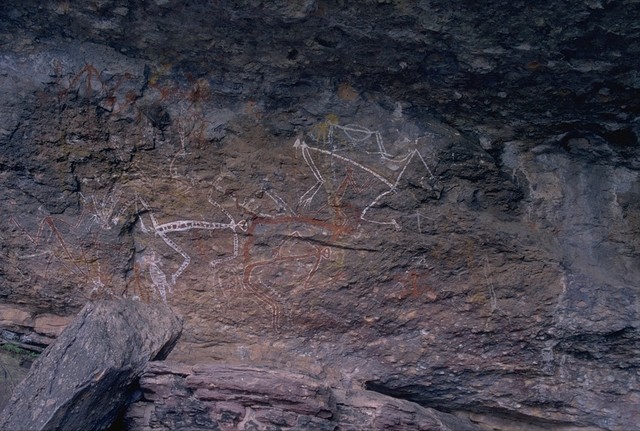 Rockpainting at Nourlangie Rock