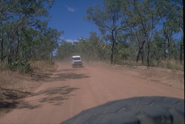 On the road in Kakadu NP