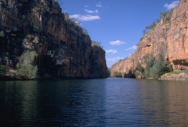 On the boat in Katherine Gorge