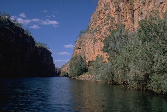 On the boat in Katherine Gorge