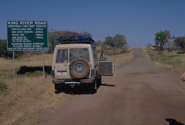 Start of the King River Road