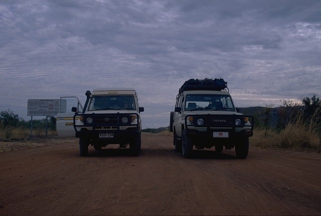 Our cas at the end of the Gibb River Road