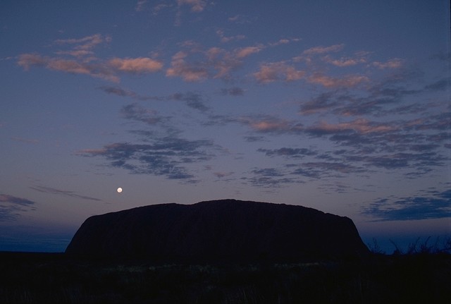 Ayers Rock during sunset