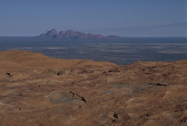 View to Mount Olga from Ayers Rock