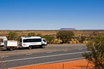 Tour bus near Mt. Conner