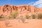 Detailaufnahme des Uluru