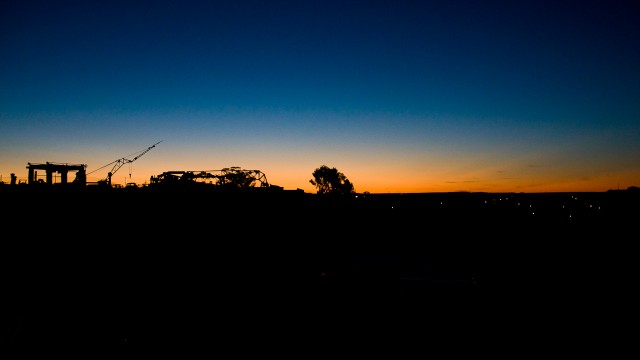 Nacht über Coober Pedy