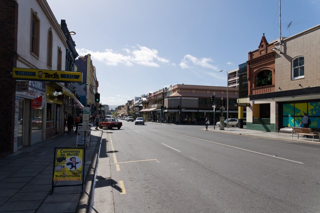 Straße in Adelaide