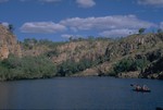 On the boat in Katherine Gorge