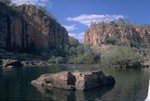 On the boat in Katherine Gorge