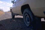 Puncture at the Gibb River Road