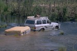 Creek crossing in den Kimberley