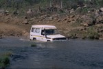 Creek crossing in den Kimberley