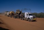 Roadtrain at the Tanami Track