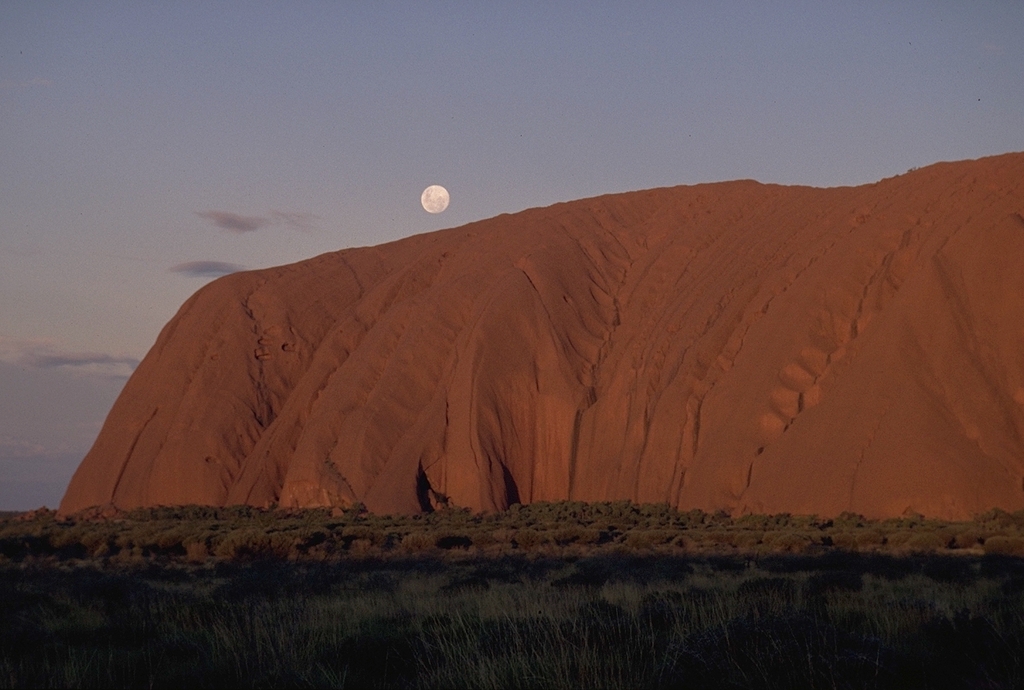 Ayers Rock during sunset