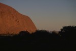 Ayers Rock during sunrise